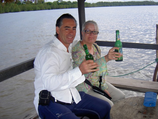 Brindis en Gambia Navidad 2009